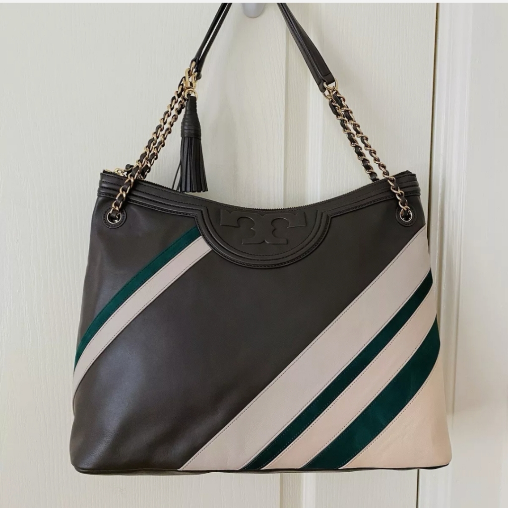 Tory Burch Dark Nicotine Tote